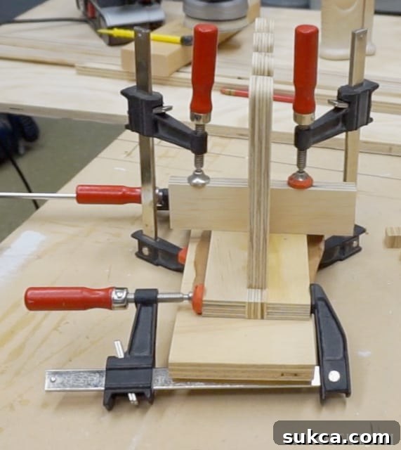 French Cleat Organizer for Track Saw Tracks 11 Making track storage