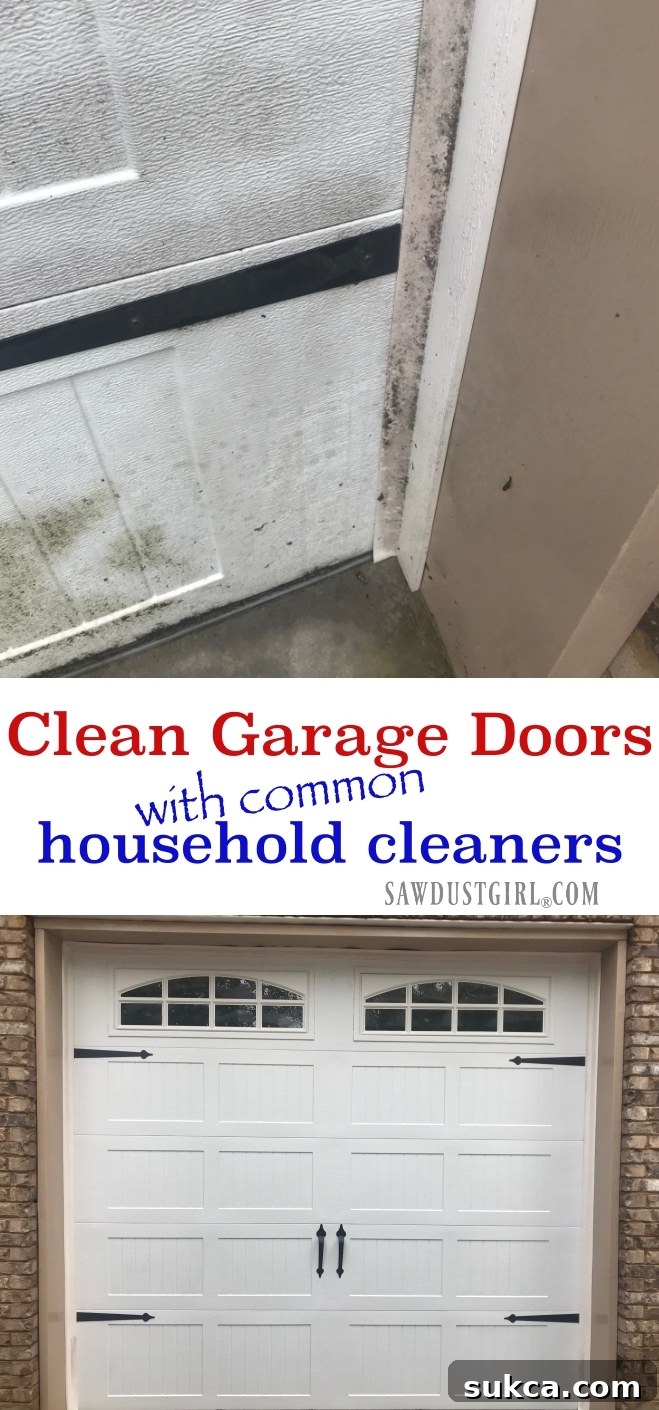 Beautifully clean garage doors, significantly enhancing the home's curb appeal
