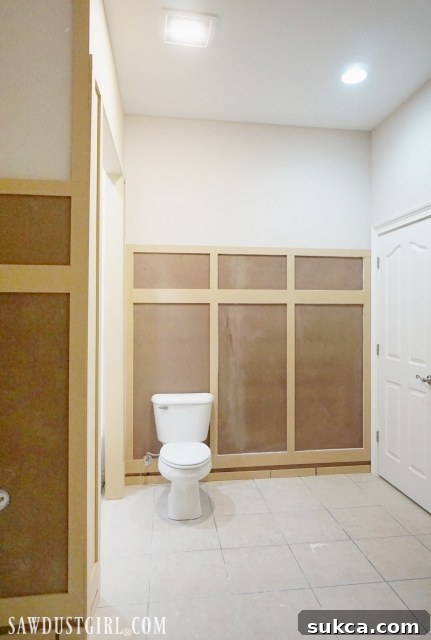 Sample moldings being considered for the wainscoting cap