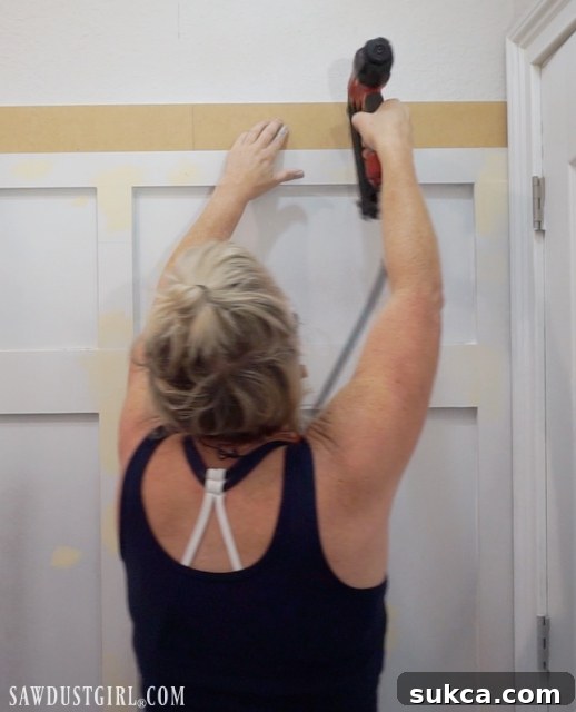 Adding scrap MDF behind the topper molding to increase perceived thickness