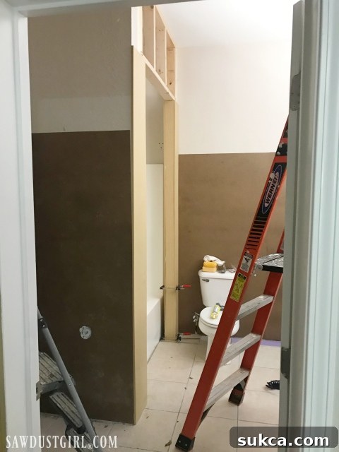 Close-up of a hardboard seam before applying battens