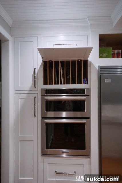 How to install lift up, stay open cabinet door hardware.