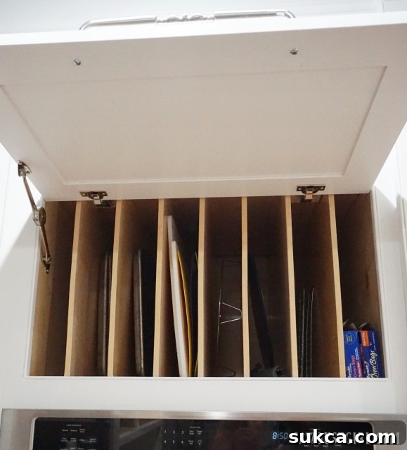 How to install hardware that lifts the cabinet door up and keeps it open.