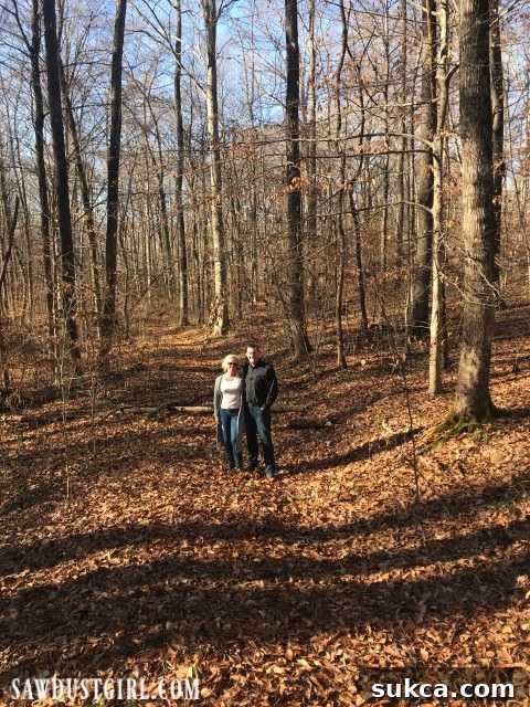 Walking trail at new place