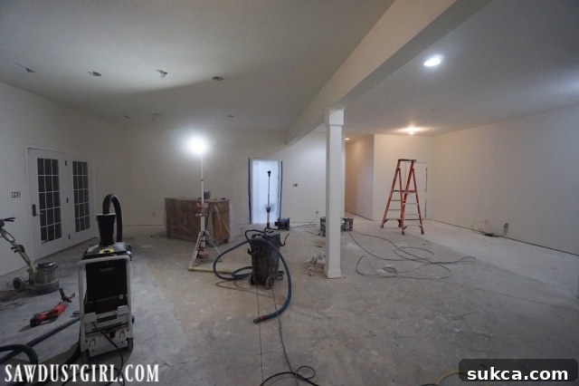 prepping concrete subfloor