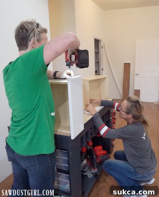 Installing drawer fronts on modular closet drawers