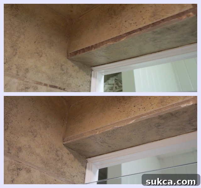Sparkling clean shower Clean shower after using Zep products