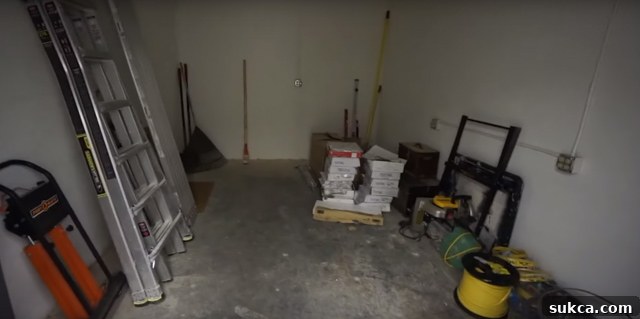 Room 3, a smaller, robust room with cement block walls