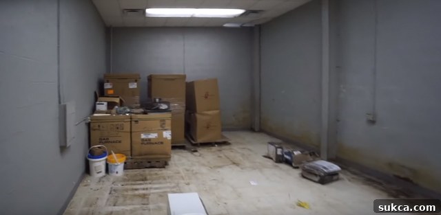 Room 4, one of the rooms with water and mold issues