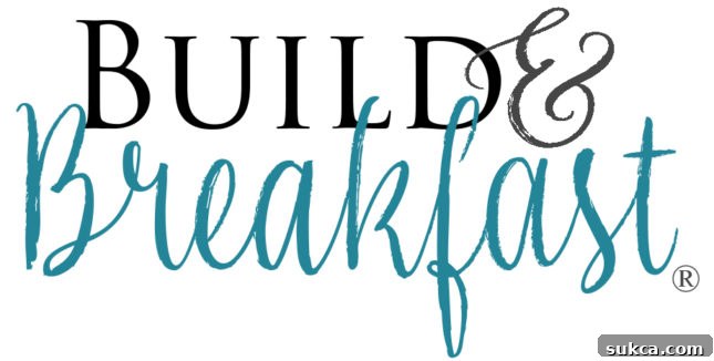 Build and Breakfast - maker workshops logo, emphasizing the brand's focus on hands-on creation and unique retreat experience.