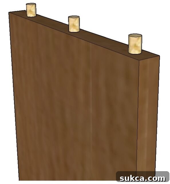 Craft Your Own Bench with Integrated Boot Storage 11 Close-up of wood grain on joined planks