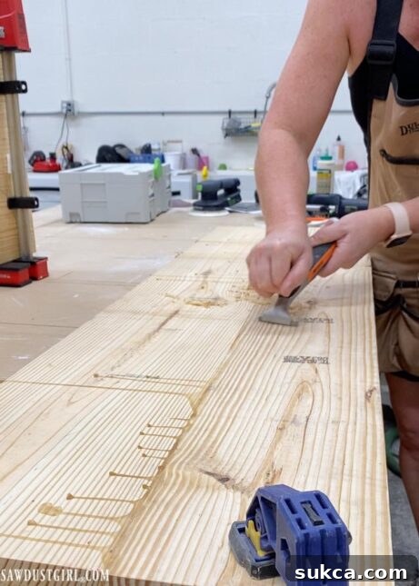 Craft Your Own Bench with Integrated Boot Storage 13 Scraping off excess wood glue after partial drying