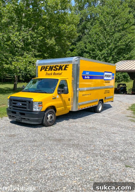 Madison moving to her new home