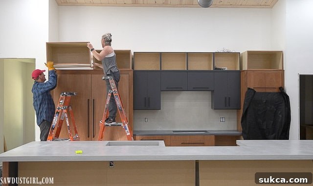Detailed view of kitchen cabinet components, highlighting craftsmanship.