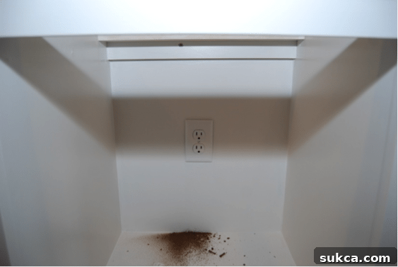 Perfect fit for custom built-in electrical outlet