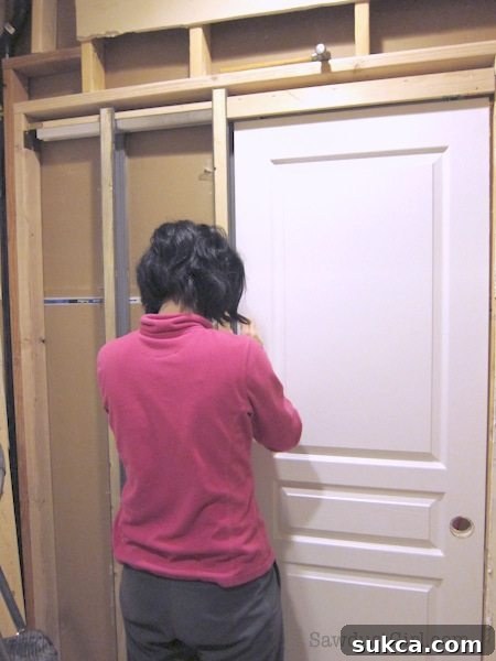 Functional Pocket Door Installation Smoothly operating pocket door after installation